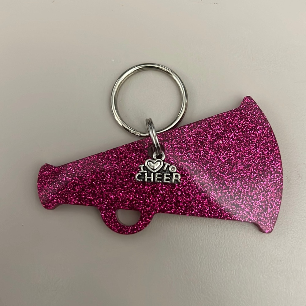 Cheer Megaphone Keychain